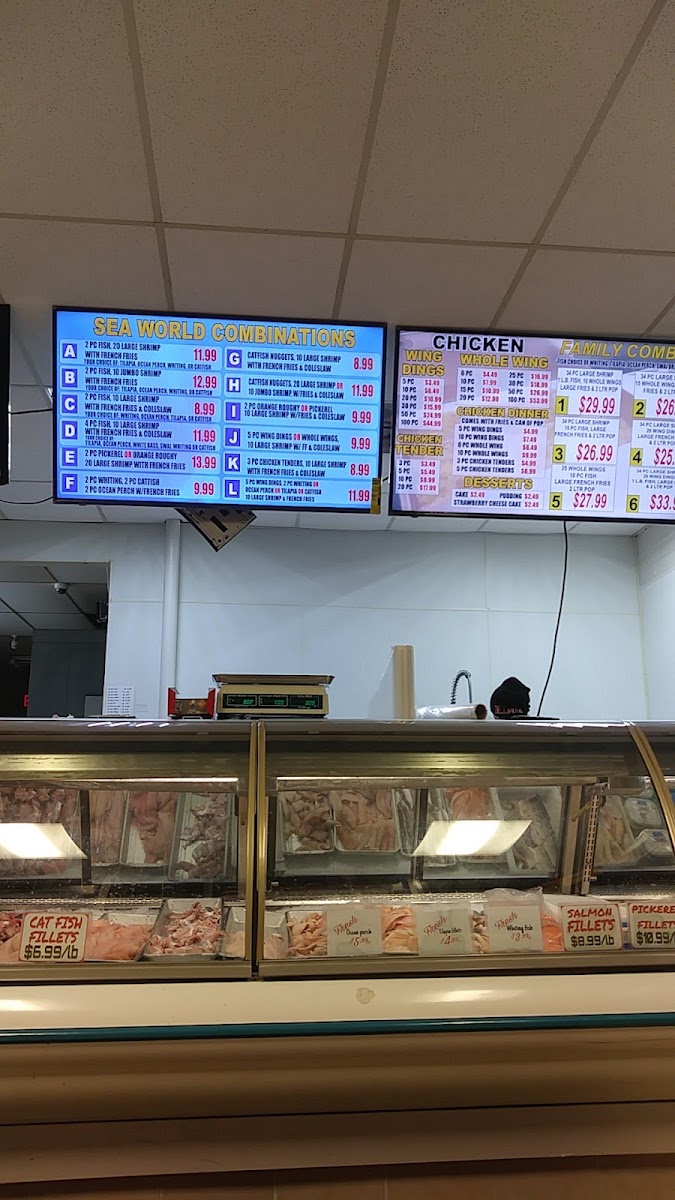 Sea World Fish Market Menu - Image 1